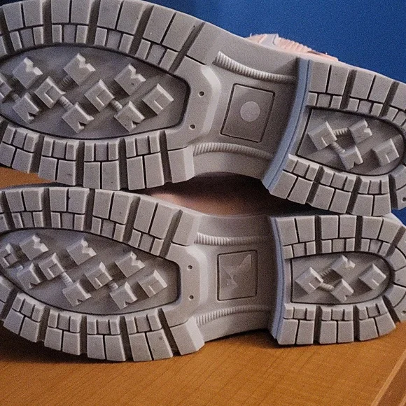 Pink Suede 11.5 Or 42 Outdoors Lace-Up Ankle Boots - Picture 9 of 12